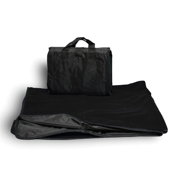 Reversible Fold up Picnic Blanket w/ Carry bag 50" X 60" - Image 3