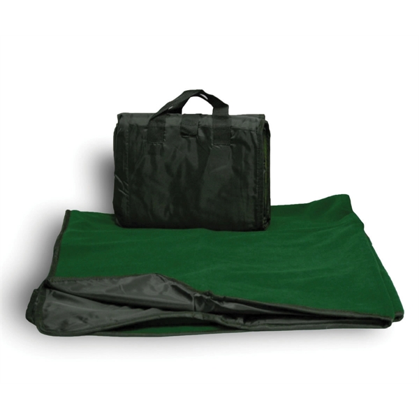 Reversible Fold up Picnic Blanket w/ Carry bag 50" X 60" - Image 8