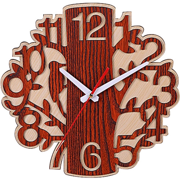 11'' Wooden Wall Clock - Image 4
