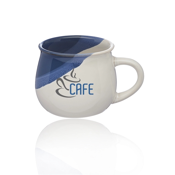 12 oz Nova Drip Glaze Ceramic Mug - Image 2