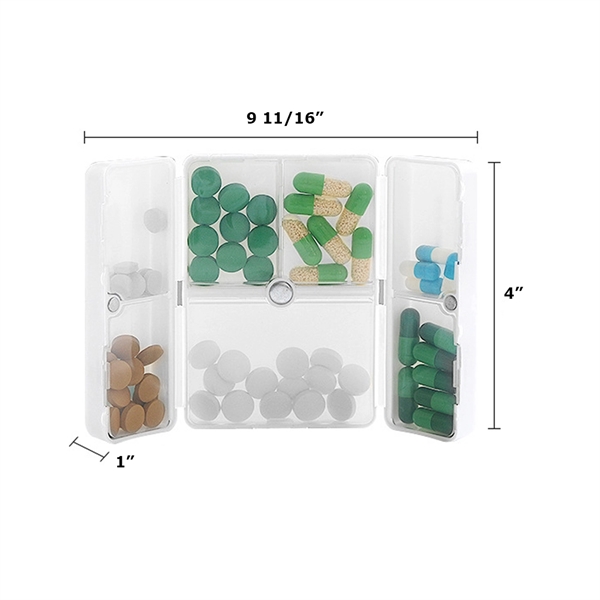 7 Compartments Pill Case - Image 2