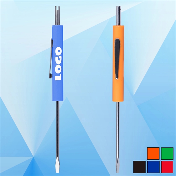 Valve Core Tool With Pen Style Screwdriver - Image 1