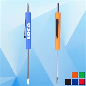 Valve Core Tool With Pen Style Screwdriver