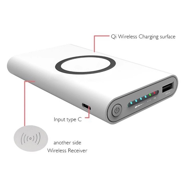 Qi Enabled Wireless Charger And 8000mAh Power Bank - Image 5