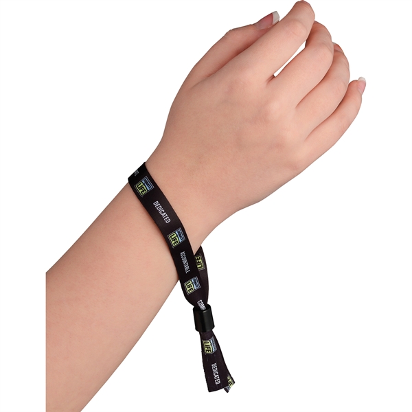 Full Color 1/2" Wristband w/ Slide Clip - Image 4
