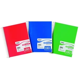 Mead 5-Subject College Ruled Notebooks in Assorted Colors