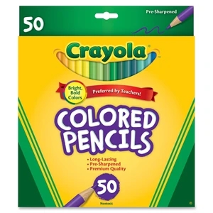 Crayola 50-Count Colored Pencils