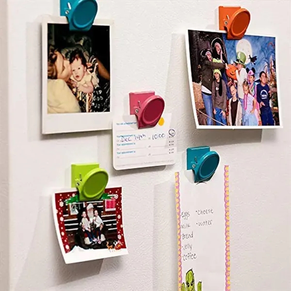 Magnetic Memo Note Magnets Metal Clip - Image 2