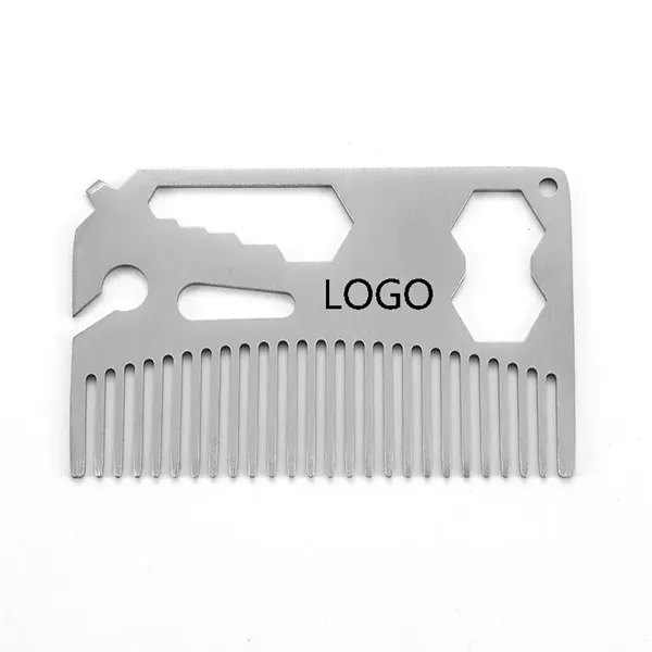Unbreakable Metal beard comb - Image 1