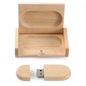 Wooden USB 2.0 Flash Drive 8GB with Gift Box