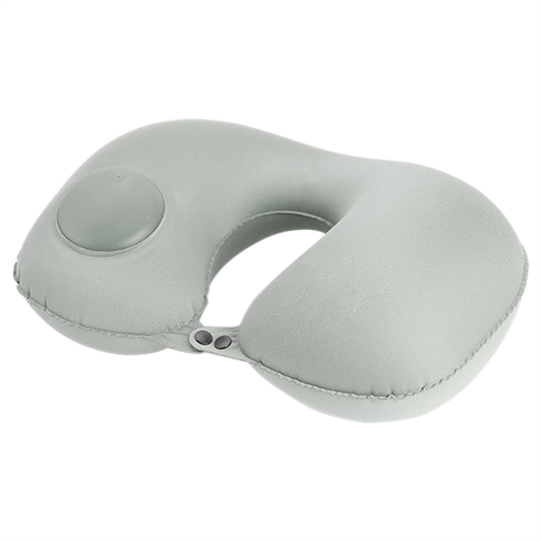 Press Type Inflatable U Shape Travel Air Pillow - Image 6