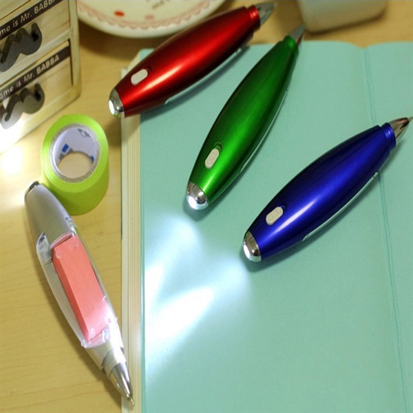 Multi function lanyard note LED light ballpoint pen - Image 4