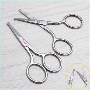 Stainless steel safety round scissors