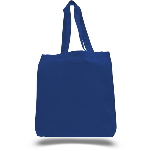 Economy Canvas Tote bag w/ Gusset 15" X 16" X 3" Cotton Bags - Image 6