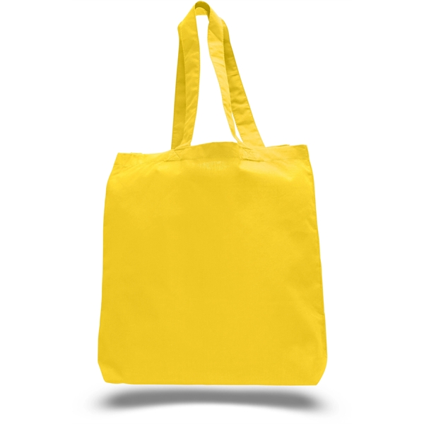 Economy Canvas Tote bag w/ Gusset 15" X 16" X 3" Cotton Bags - Image 7