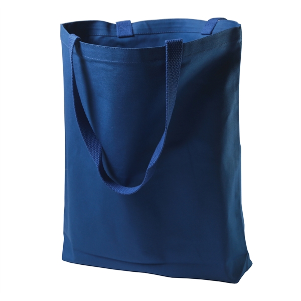 Heavyweight Canvas Tote Bag w/ Gusset 15" x 16" x 3" - Image 4
