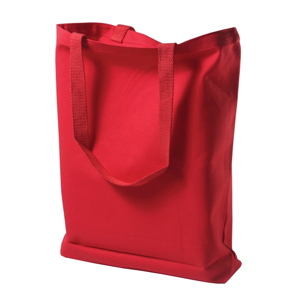Heavyweight Canvas Tote Bag w/ Gusset 15" x 16" x 3" - Image 5