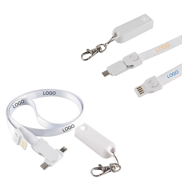 3 In 1 USB Charging Cable Lanyard - Image 5