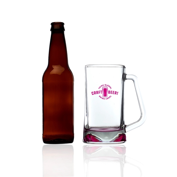 16 oz. Atenas Glass Beer Mugs - Image 5