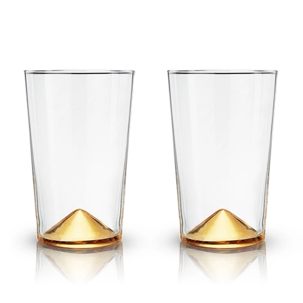 Belmont: Gold Pointed Cocktail Tumblers (VISKI)
