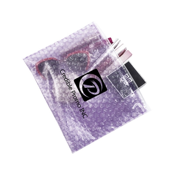 Custom Cosmetic Make UP PVC Zipper Bubble Bag - Image 1