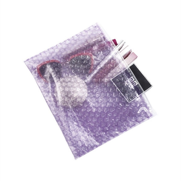 Custom Cosmetic Make UP PVC Zipper Bubble Bag - Image 2