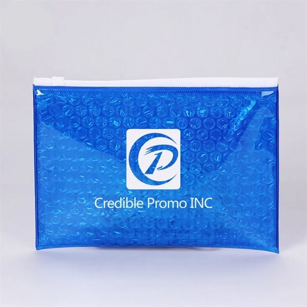 Custom Colorful Cosmetic Make UP PVC Ziplock Bubble Bag - Image 1