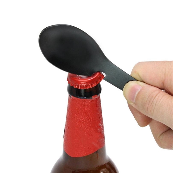 Multifunctional Camping Cookware Spoon Fork Bottle Opener P - Image 4