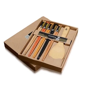 High-quality Wooden Chopstick And Spoon Set