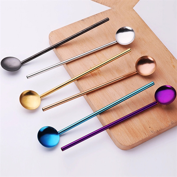 8 In Stainless Steel Colorful Stirrers - Image 2