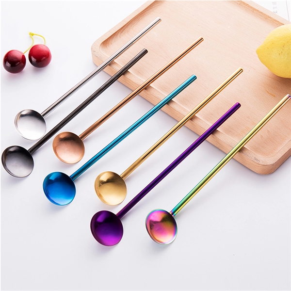 8 In Stainless Steel Colorful Stirrers - Image 3
