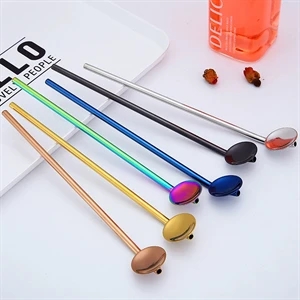 8 In Stainless Steel Colorful Stirrers