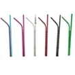 Stainless Steel Helical Colorful Straws