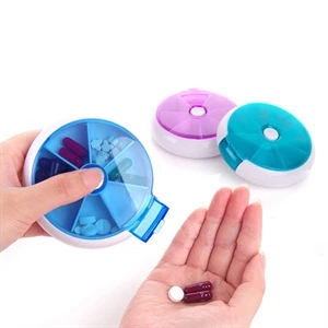 Automatic Rotatable Weekly Pill Box
