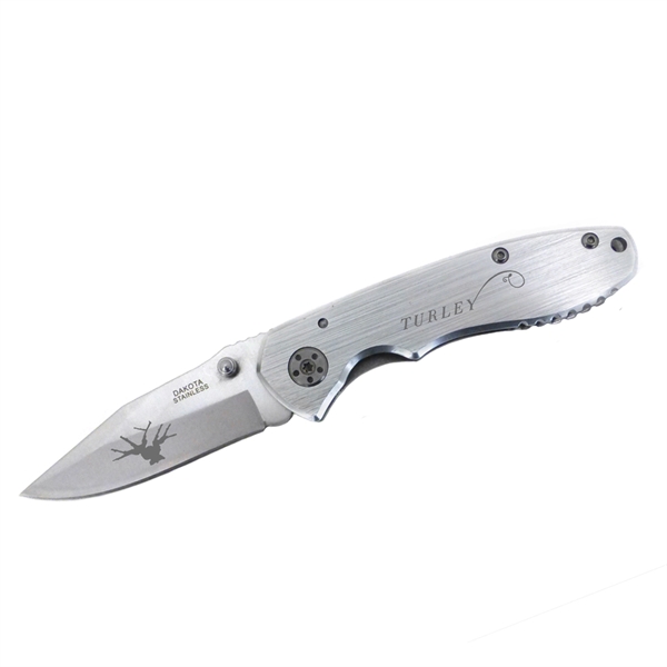 AA Mini Maglite® with Warhawk Pocket Knife - Image 2