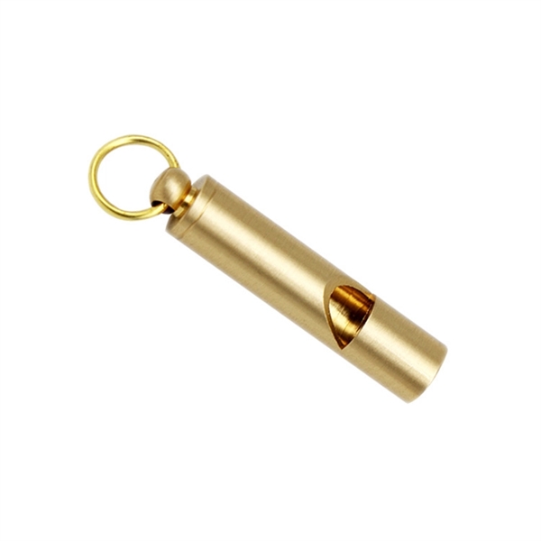 Brass Survival Whistle - Image 2