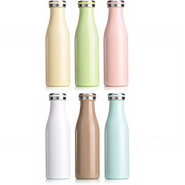17 OZ Double Wall Insulated Stainless Steel Milk Bottle