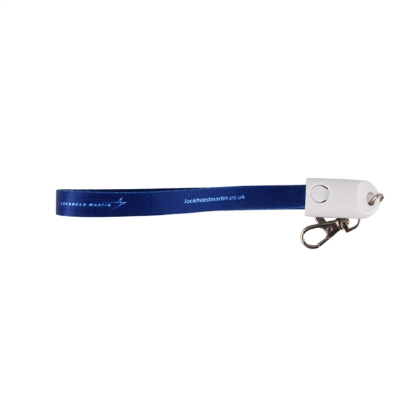 2-in-1 Polyester Wrist Lanyard Cable - Image 2