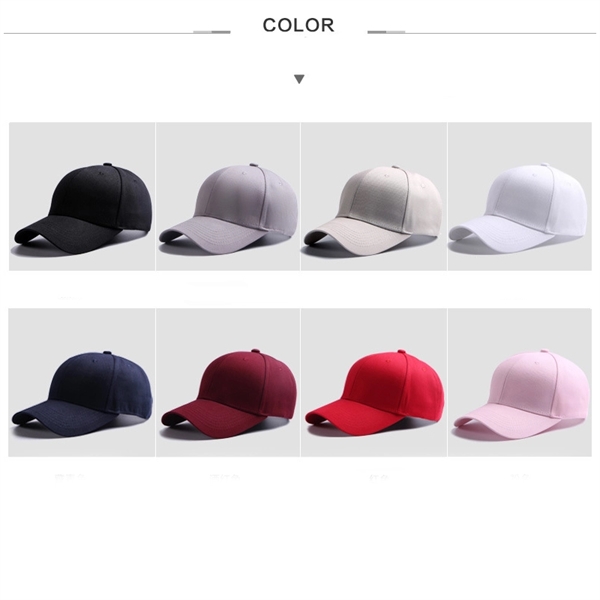 Cotton Twill Caps with Buckle Closure - Image 3