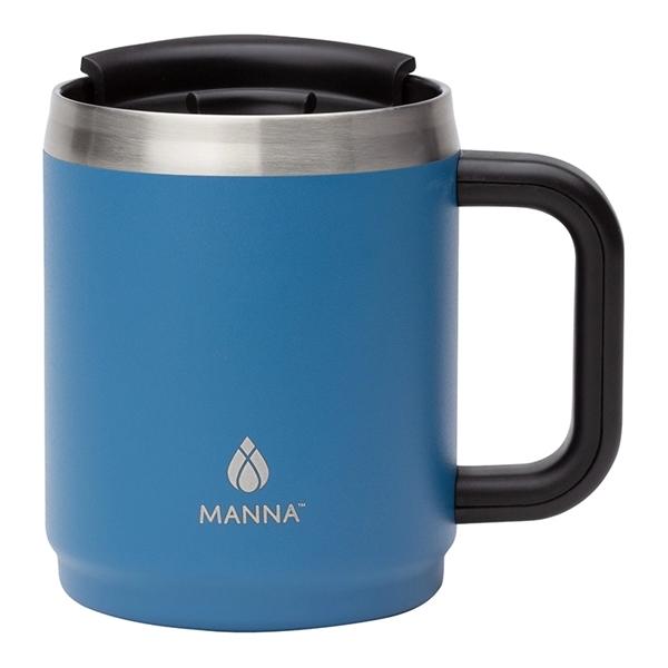 Manna™ 14 oz. Boulder Stainless Steel Camping Mug w/ Handle - Image 7