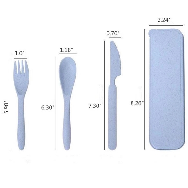 3pcs Portable Cutlery Tableware - Image 2