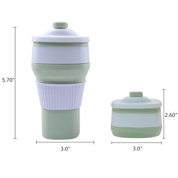 Collapsible Silicone Coffee Mug - Image 5