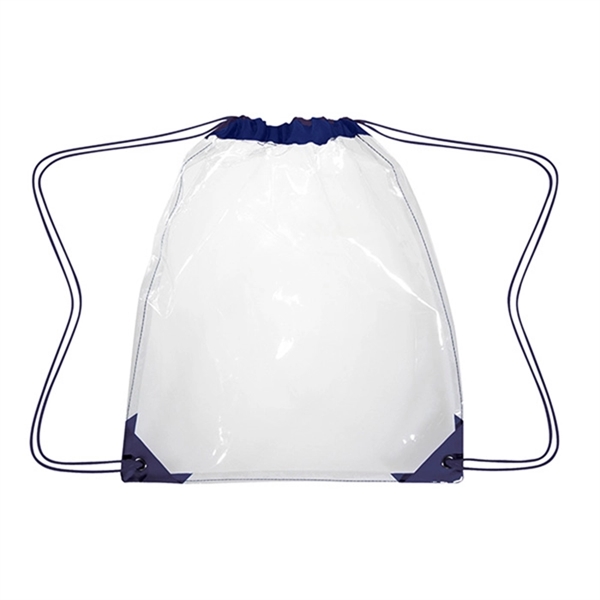 Clear Drawstring Backpack - Image 3