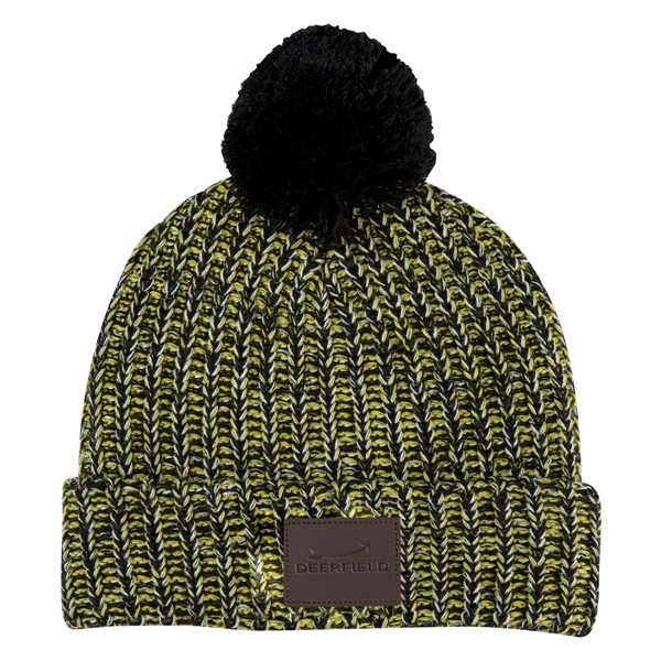 Grace Collection Pom Beanie With Cuff - Image 8