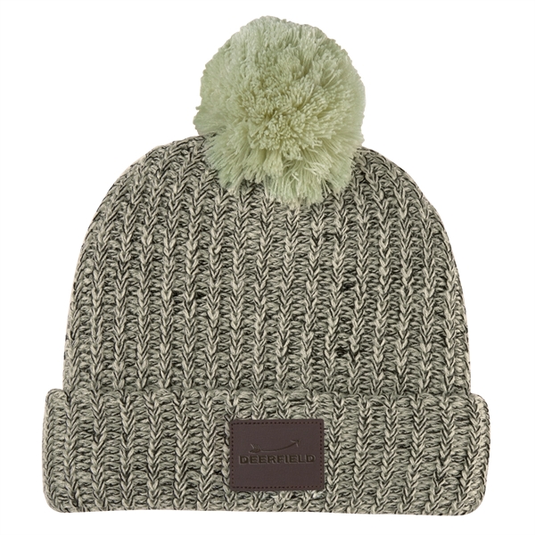 Grace Collection Pom Beanie With Cuff - Image 11