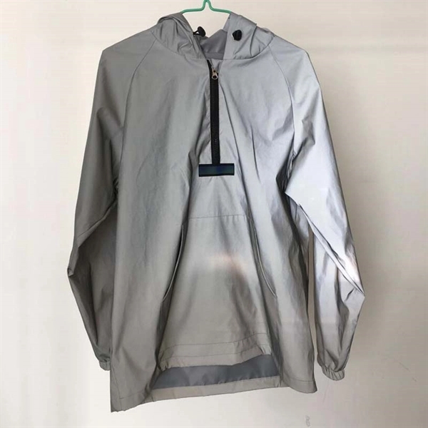 M -XXL polyester full reflective pullover jacket - Image 3