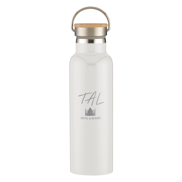 21 Oz. Liberty Stainless Steel Bottle With Wood Lid - Image 8