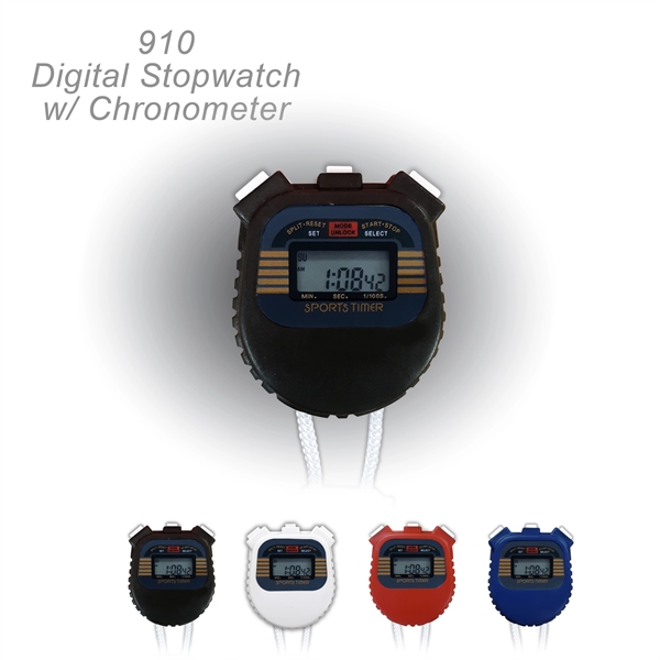Electronic Digital Stop Watch with Chronometer - Image 2
