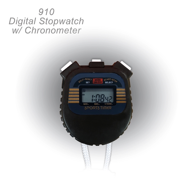 Electronic Digital Stop Watch with Chronometer - Image 3
