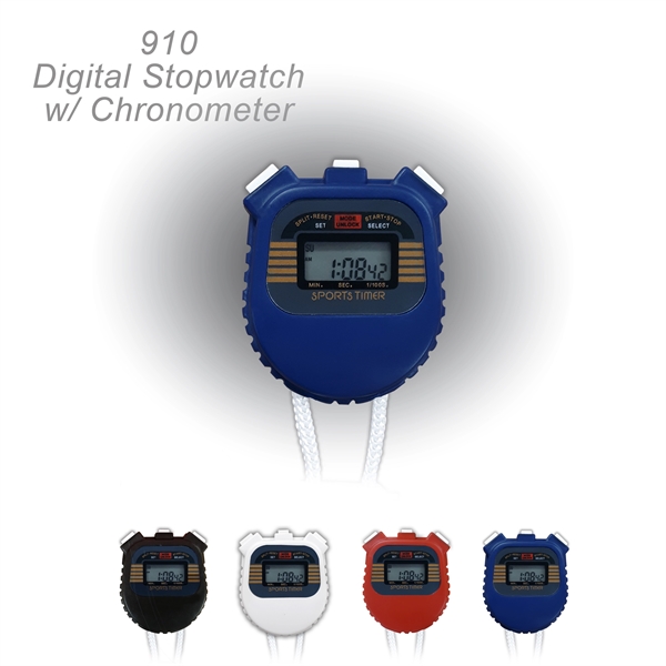 Electronic Digital Stop Watch with Chronometer - Image 4